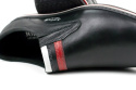 Męskie buty wsuwane czarne skóra naturalna JOKER od dobrebutypl