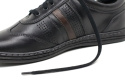 Buty męskie skórzane casual czarne JOKER od dobrebutypl