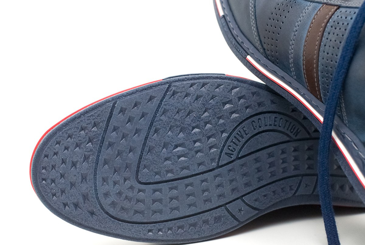 Buty męskie skórzane casual niebieskie JOKER od dobrebutypl Buty męskie skórzane casual niebieskie JOKER od dobrebutypl