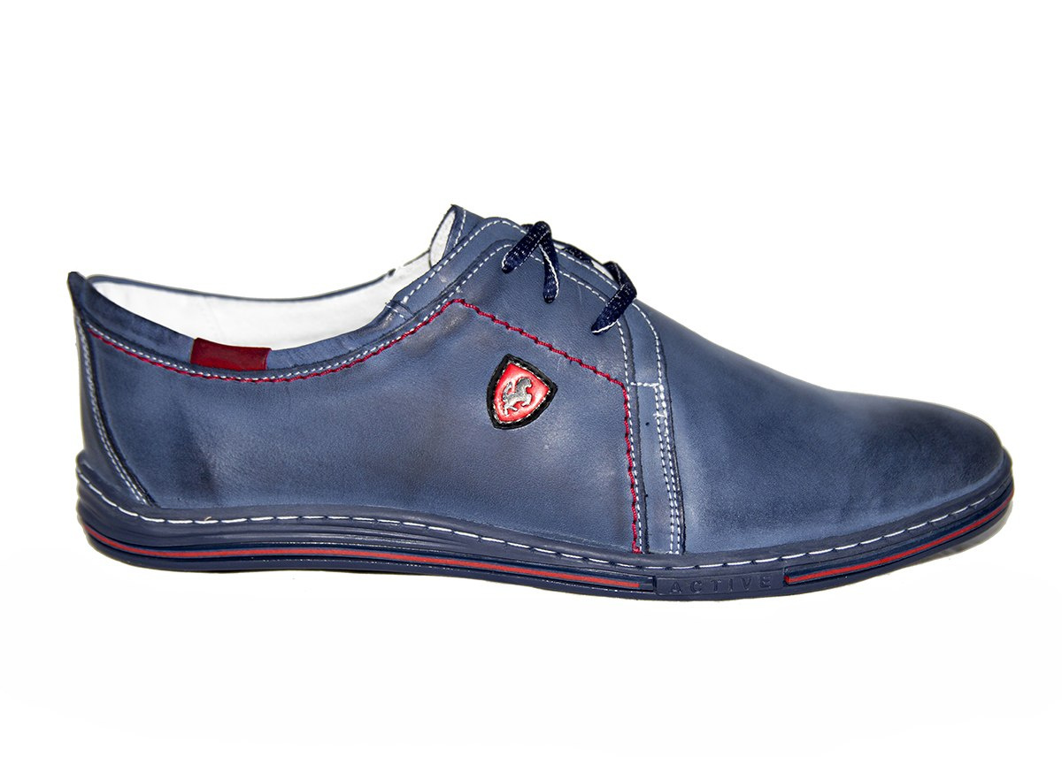 Buty męskie wiązane casual skóra 100% od dobrebutypl Buty męskie wiązane casual skóra 100% od dobrebutypl