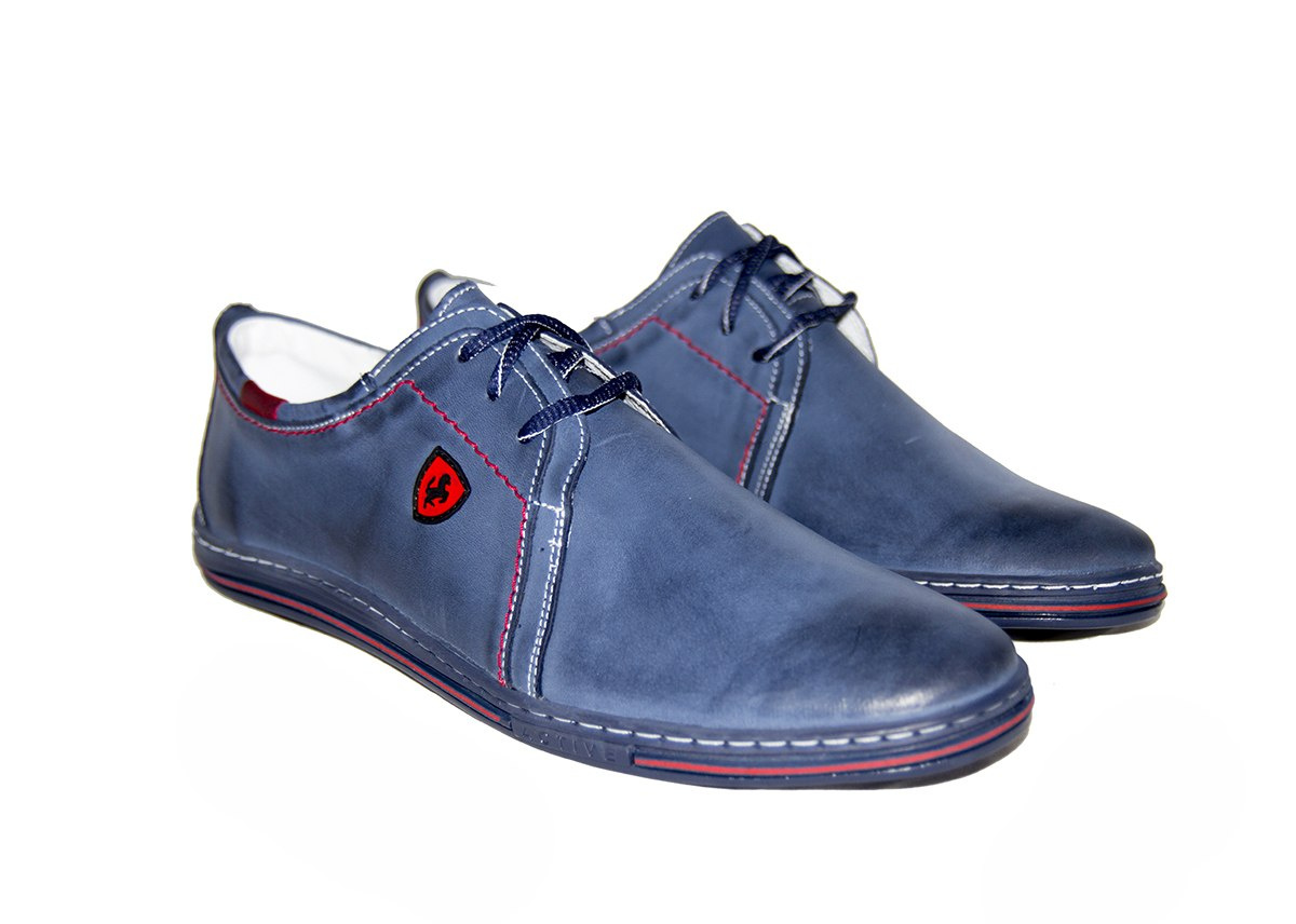 Buty męskie wiązane casual skóra 100% od dobrebutypl Buty męskie wiązane casual skóra 100% od dobrebutypl