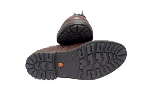 Buty męskie zimowe skóra brąz, sztyblety Joker Buty męskie zimowe skóra brąz, sztyblety Joker