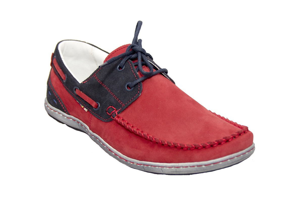 Męskie buty skóra casual bordo Mario Boschetti od dobrebutypl Męskie buty skóra casual bordo Mario Boschetti od dobrebutypl
