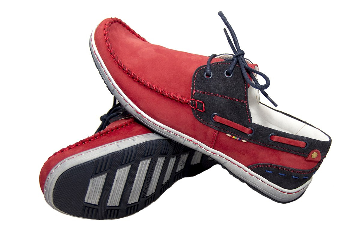 Męskie buty skóra casual bordo Mario Boschetti od dobrebutypl Męskie buty skóra casual bordo Mario Boschetti od dobrebutypl