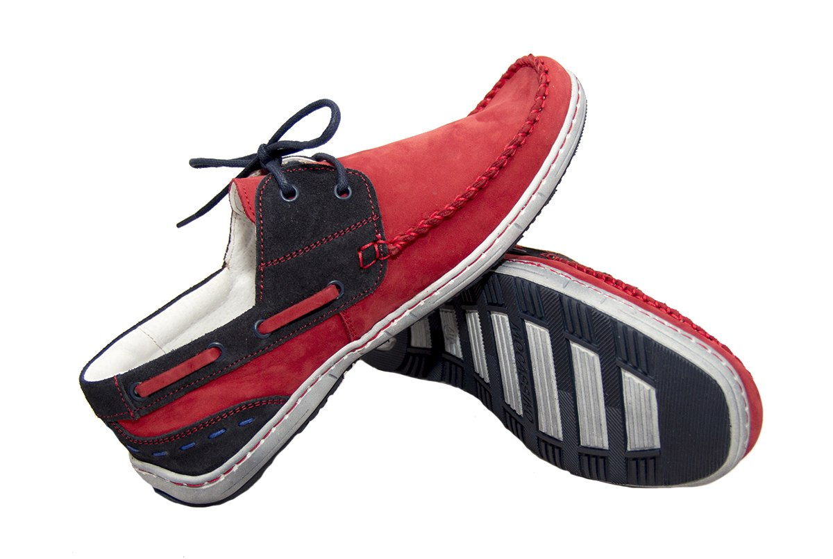 Męskie buty skóra casual bordo Mario Boschetti od dobrebutypl Męskie buty skóra casual bordo Mario Boschetti od dobrebutypl