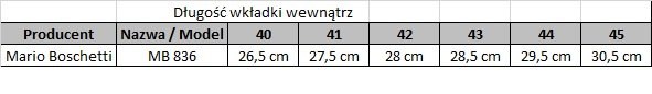 Męskie buty skórzane casual niebieskie Mario Boschetti Męskie buty skórzane casual niebieskie Mario Boschetti