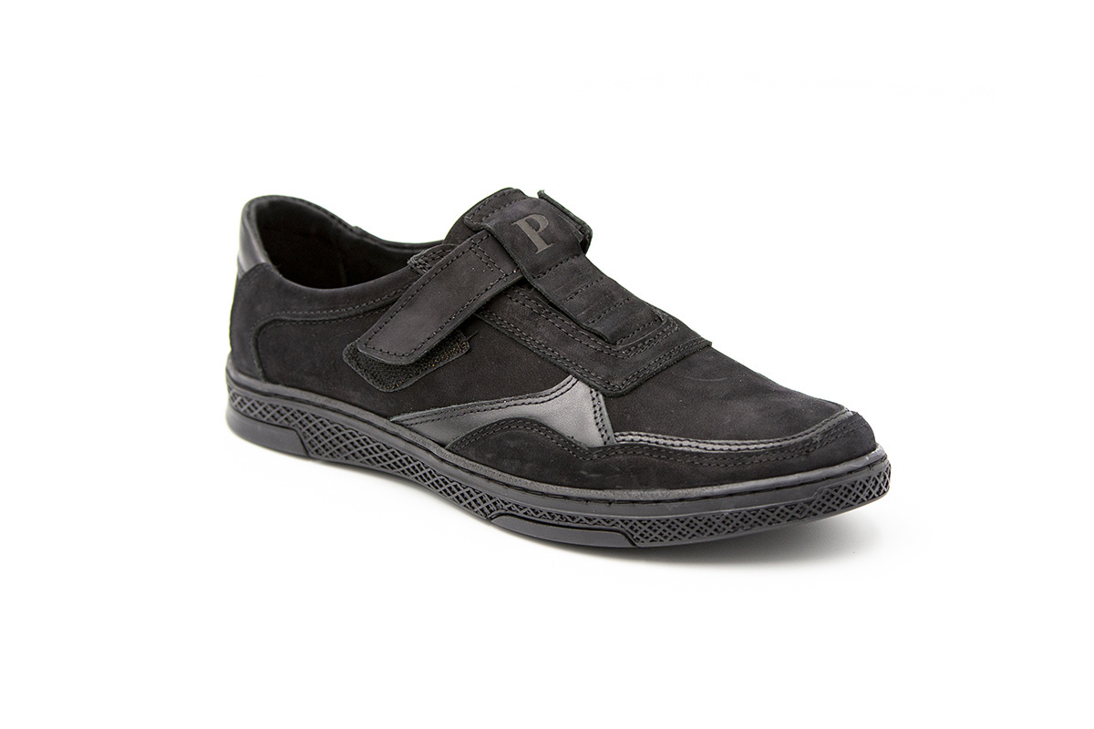 Buty męskie skóra casual black PolBut od dobrebutypl Buty męskie skóra casual black PolBut od dobrebutypl
