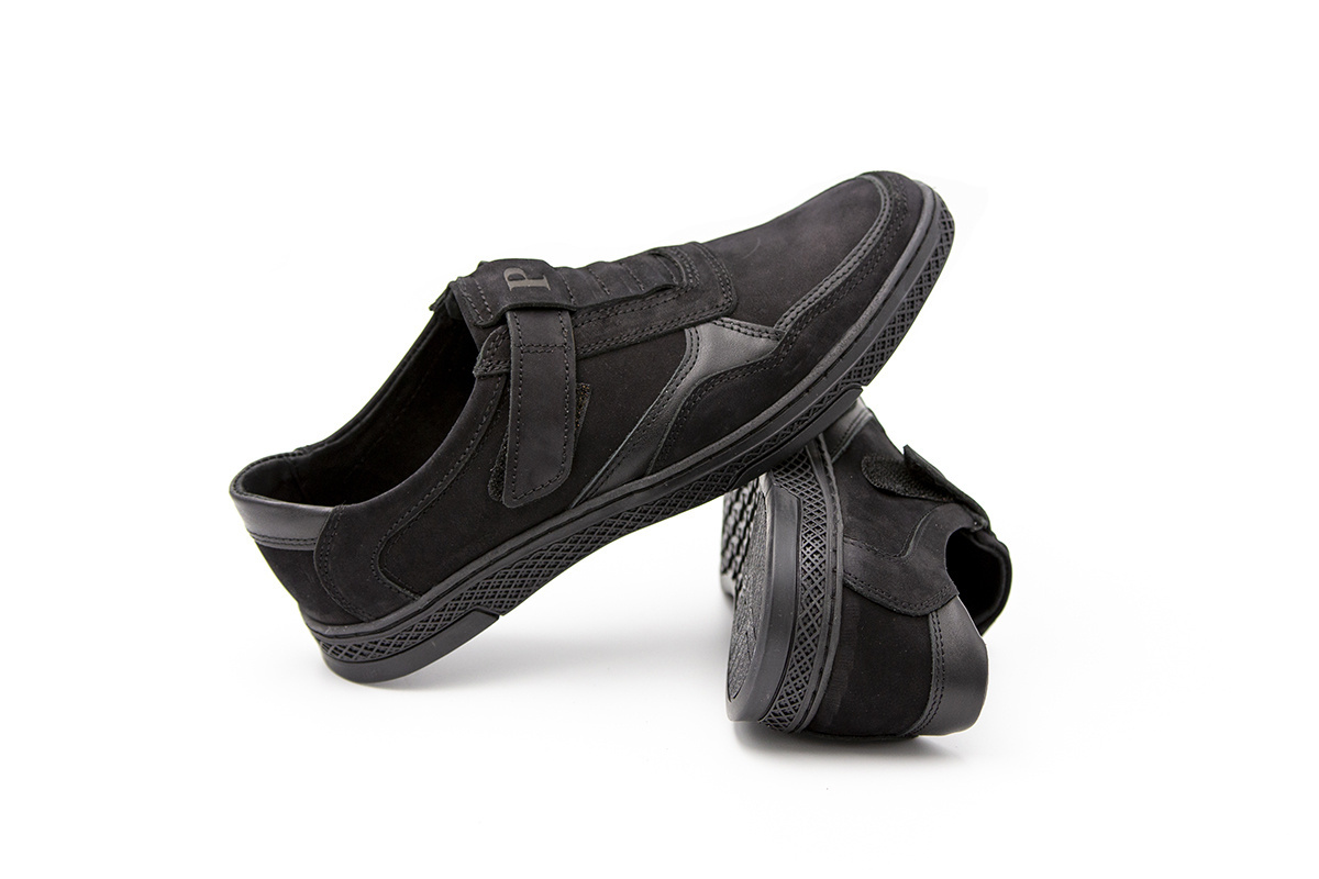 Buty męskie skóra casual black PolBut od dobrebutypl Buty męskie skóra casual black PolBut od dobrebutypl