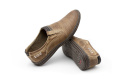 Męskie buty ażurowe brązowe skóra naturalna JOKER od dobrebutypl