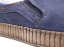 Męskie buty nubuk wsuwane casual blue JOKER od dobrebutypl