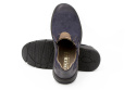 Męskie buty nubuk wsuwane casual blue JOKER od dobrebutypl