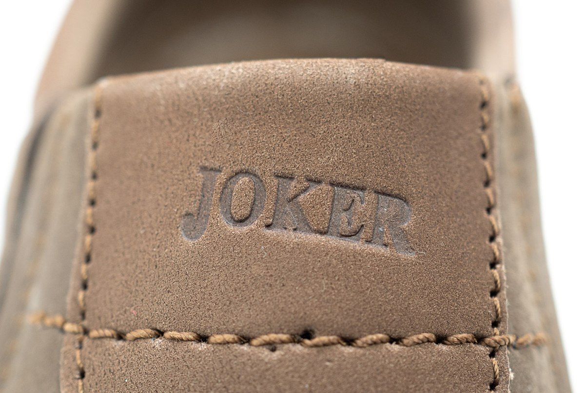 Męskie buty nubuk wsuwane casual brąz JOKER od dobrebutypl Męskie buty nubuk wsuwane casual brąz JOKER od dobrebutypl