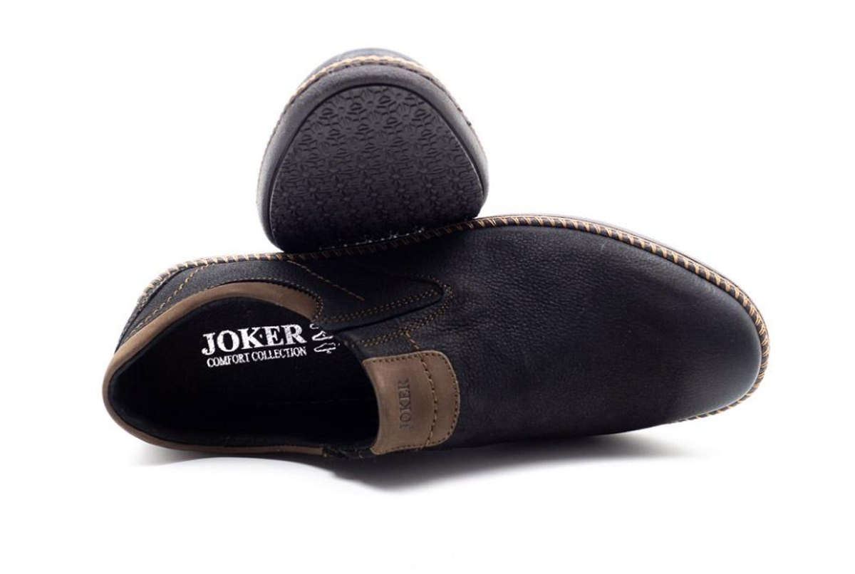 Męskie buty nubuk wsuwane casual czarne JOKER od dobrebutypl Męskie buty nubuk wsuwane casual czarne JOKER od dobrebutypl