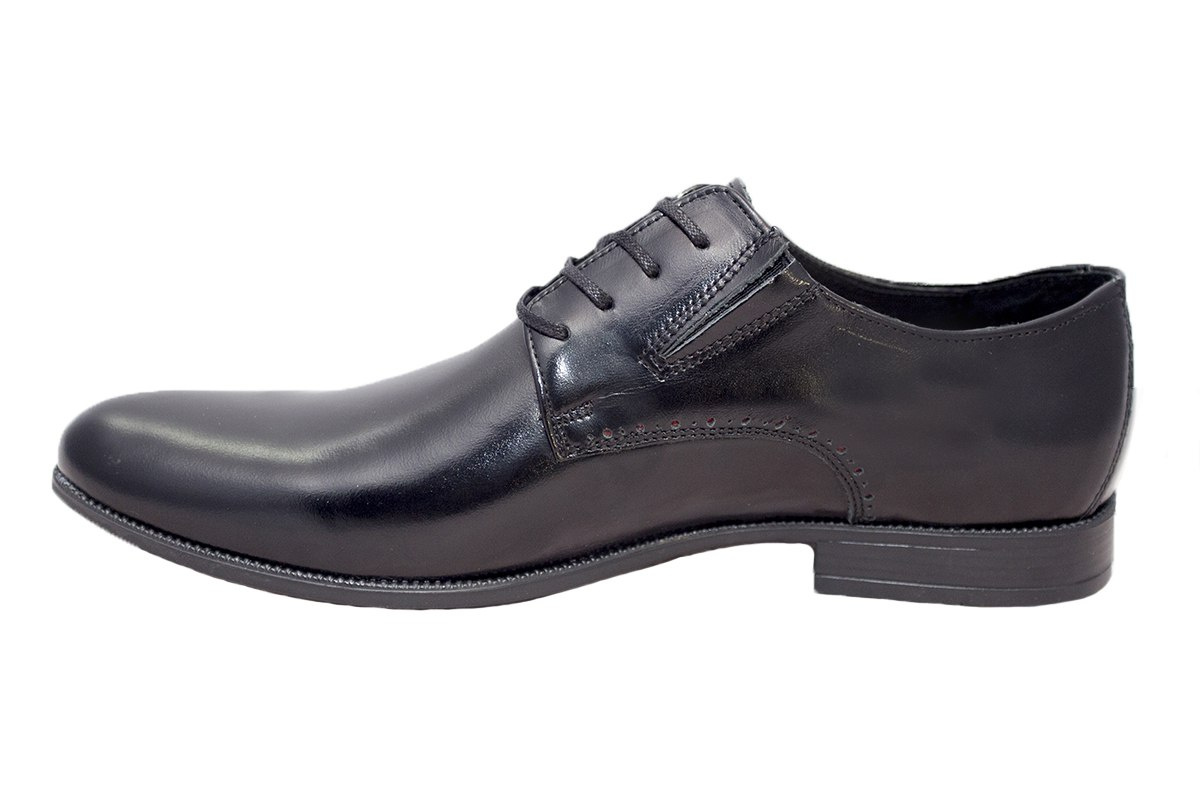 Wizytowe buty męskie czarne skóra JOKER od dobrebutypl Wizytowe buty męskie czarne skóra JOKER od dobrebutypl