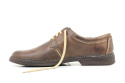 Buty męskie sznurowane klasyczne skóra naturalna brąz JOKER od dobrebutypl
