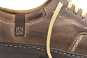 Buty męskie sznurowane klasyczne skóra naturalna brąz JOKER od dobrebutypl