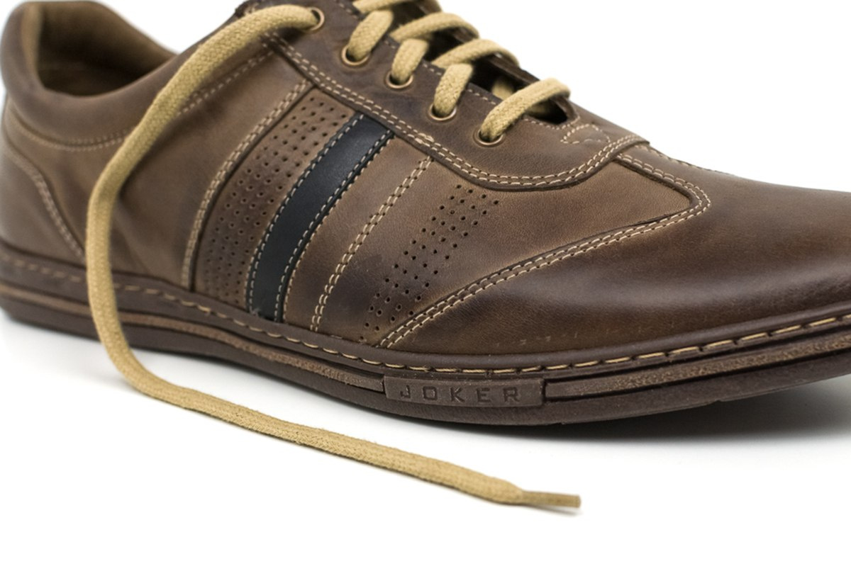 Buty męskie skórzane casual brąz JOKER od dobrebutypl Buty męskie skórzane casual brąz JOKER od dobrebutypl