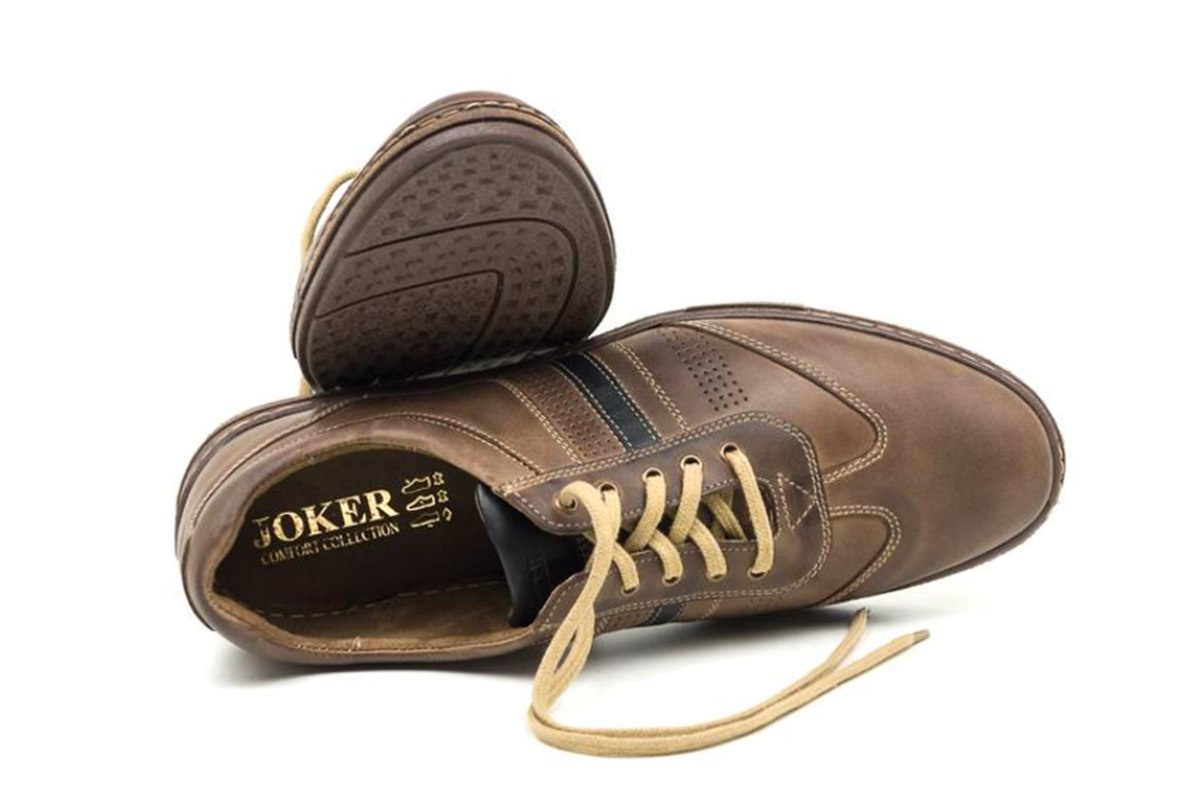 Buty męskie skórzane casual brąz JOKER od dobrebutypl Buty męskie skórzane casual brąz JOKER od dobrebutypl