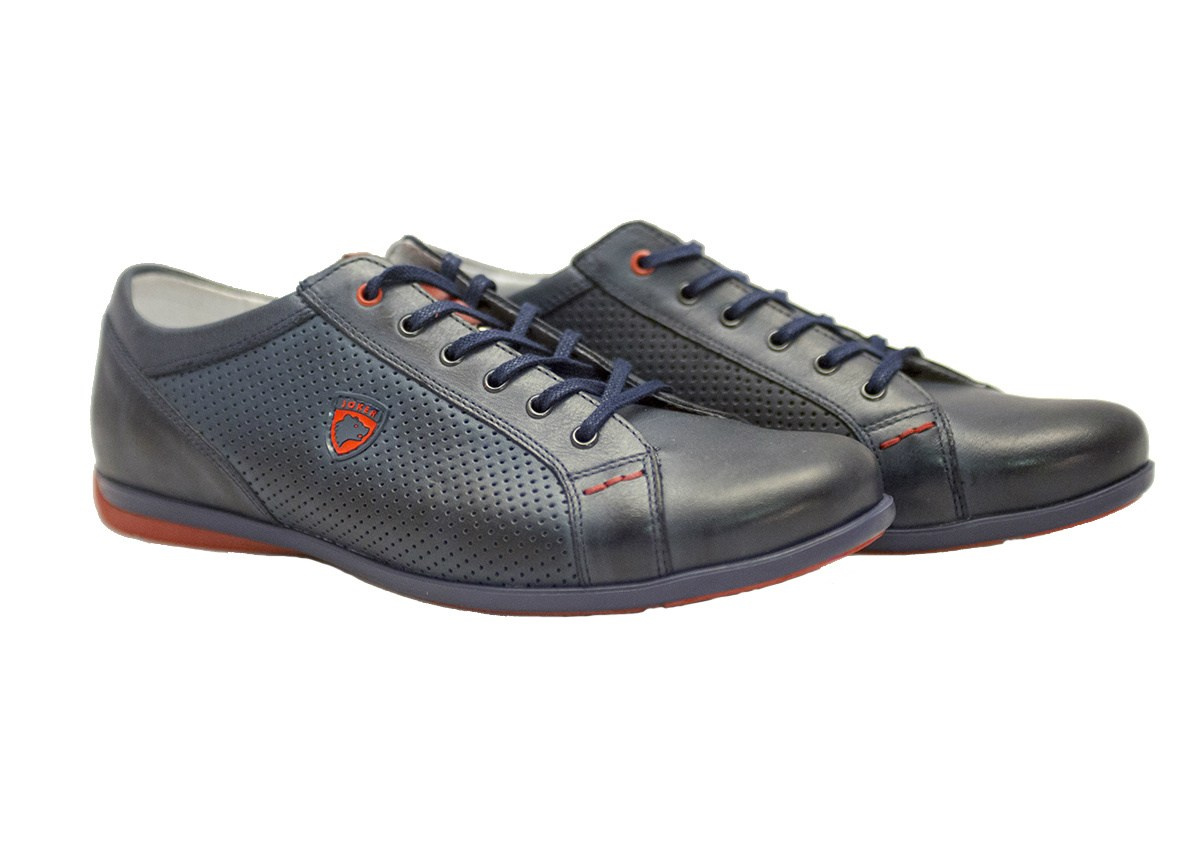 Buty męskie wiązane casual skóra naturalna JOKER od dobrebutypl Buty męskie wiązane casual skóra naturalna JOKER od dobrebutypl