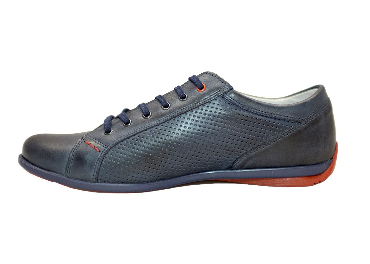 Buty męskie wiązane casual skóra naturalna JOKER od dobrebutypl Buty męskie wiązane casual skóra naturalna JOKER od dobrebutypl