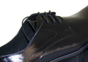 Męskie buty wizytowe skóra czarne design od dobrebutypl