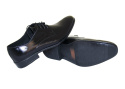 Męskie buty wizytowe skóra czarne design od dobrebutypl