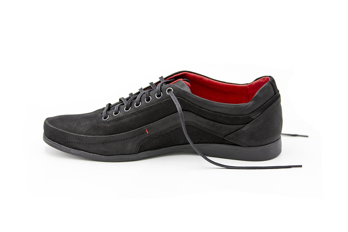 Buty męskie skóra casual black PolBut od dobrebutypl Buty męskie skóra casual black PolBut od dobrebutypl
