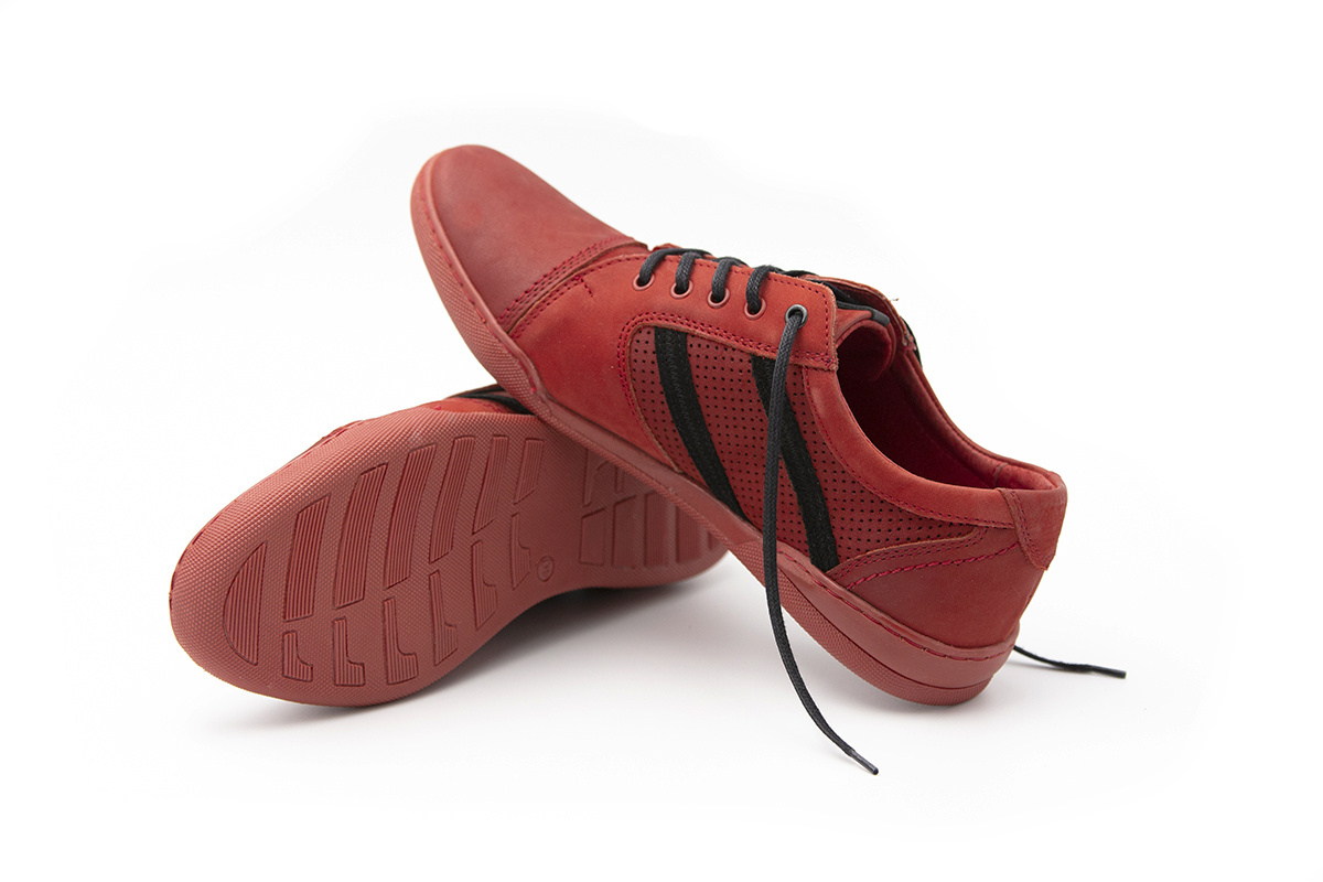 Buty męskie skóra casual red PolBut od dobrebutypl Buty męskie skóra casual red PolBut od dobrebutypl