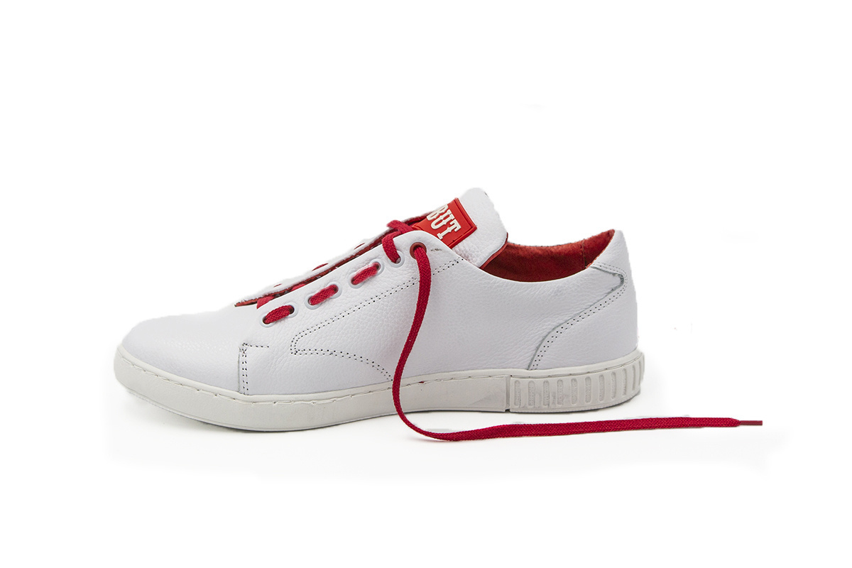 Trampki męskie skóra casual white PolBut od dobrebutypl Trampki męskie skóra casual white PolBut od dobrebutypl